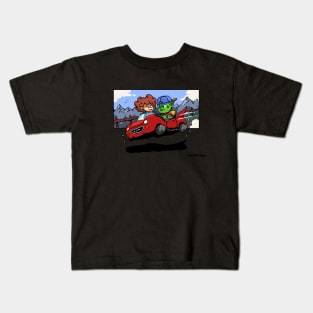 Piccolo's driving lesson! Kids T-Shirt